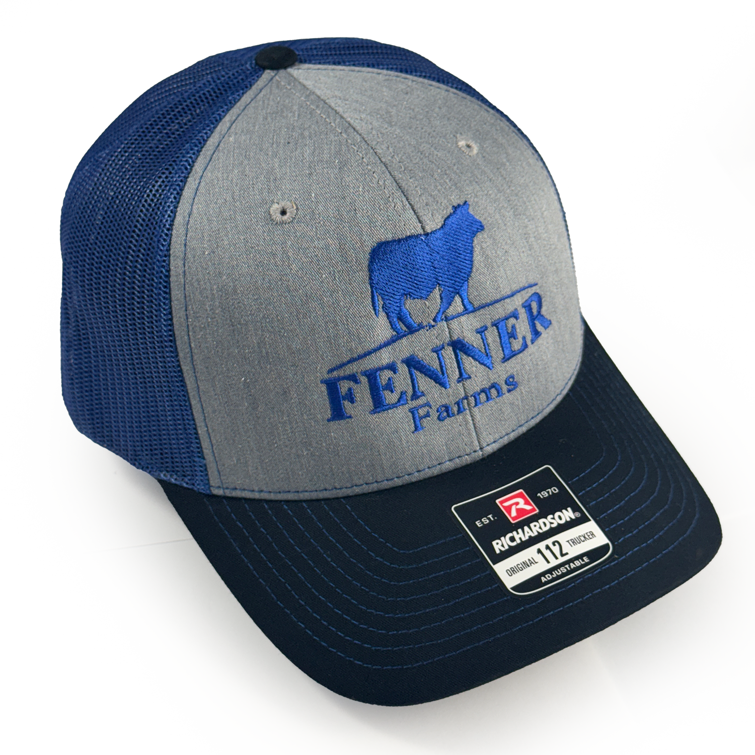 Richardson 112 - Heather Grey/Royal/Black