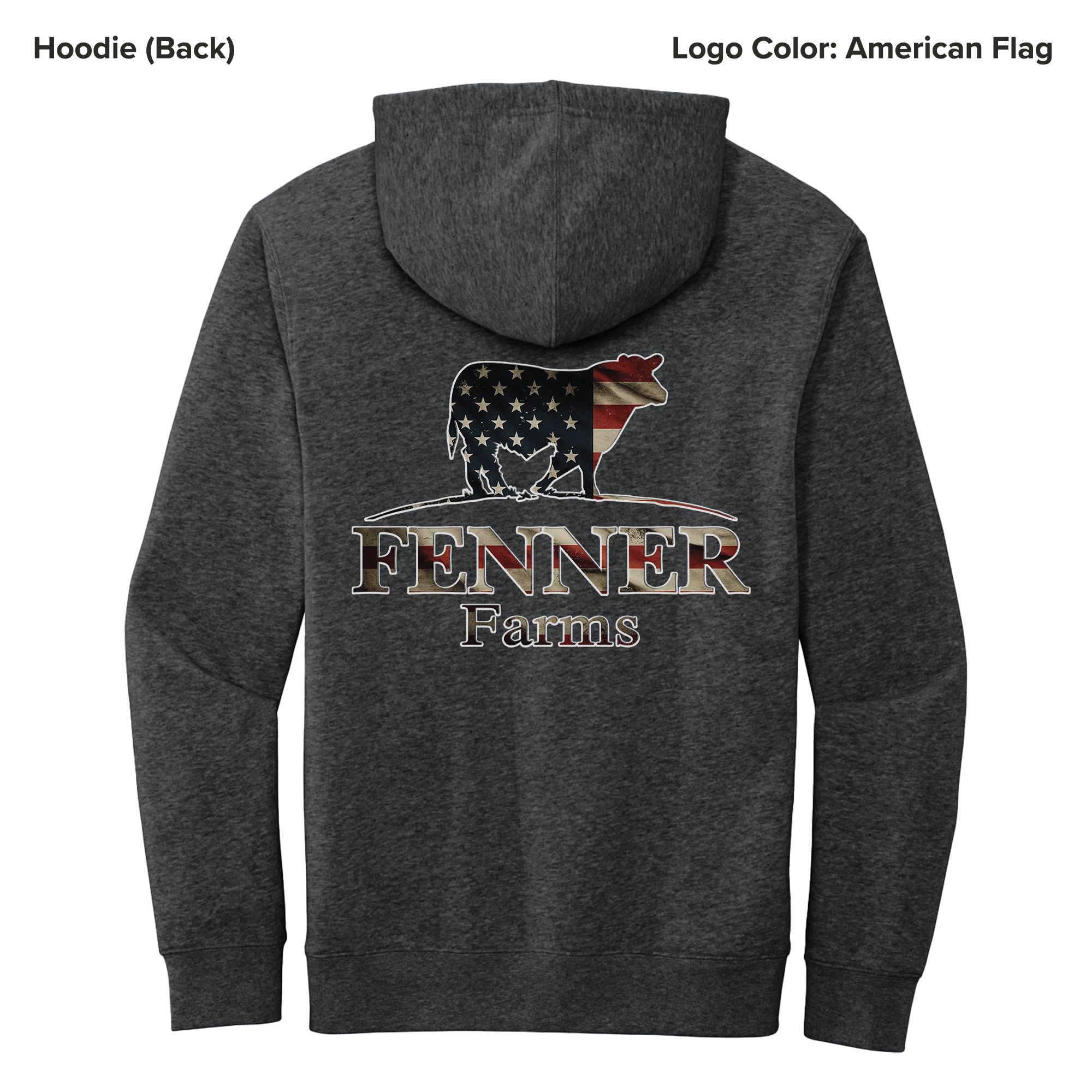 Fleece Hoodie - Dark Heather