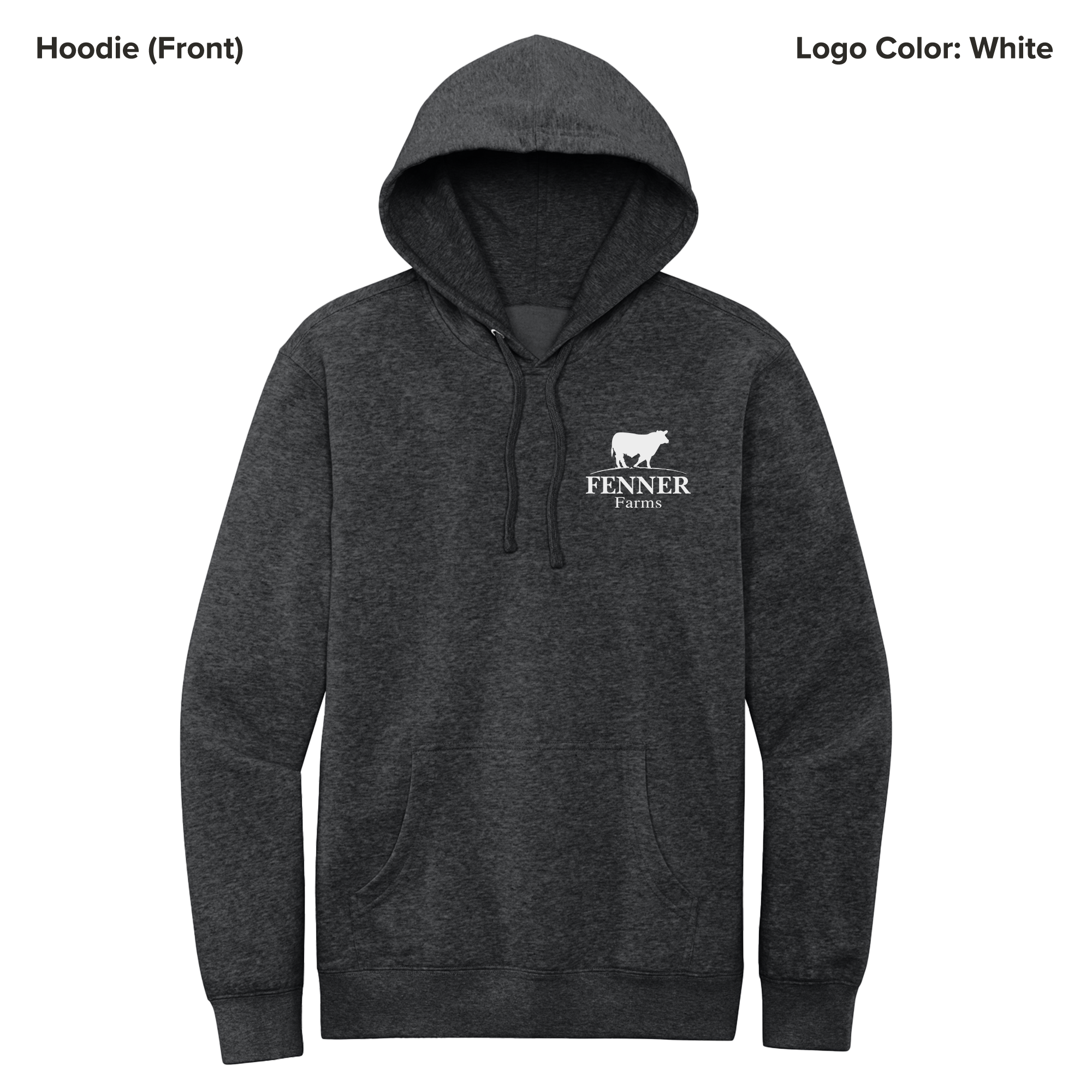 Fleece Hoodie - Dark Heather