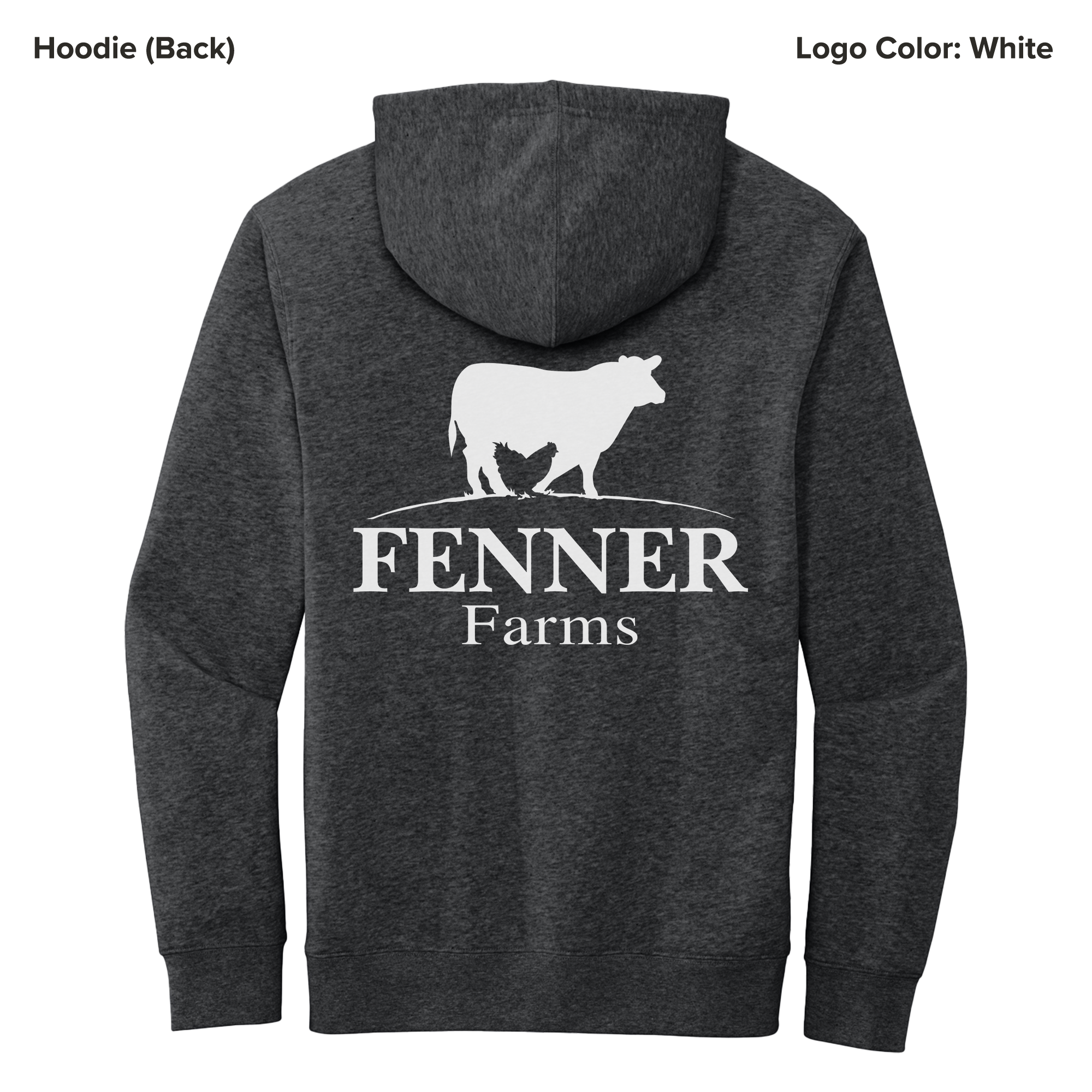 Fleece Hoodie - Dark Heather