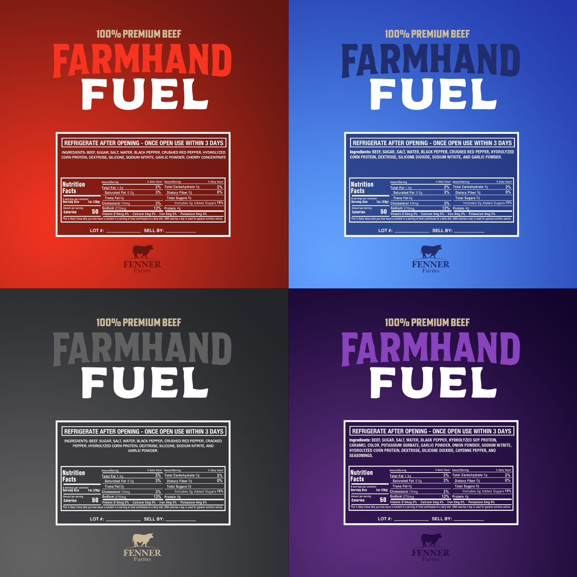 Ultimate Pack - Beef Jerky - Fenner Farms Farmhand Fuel