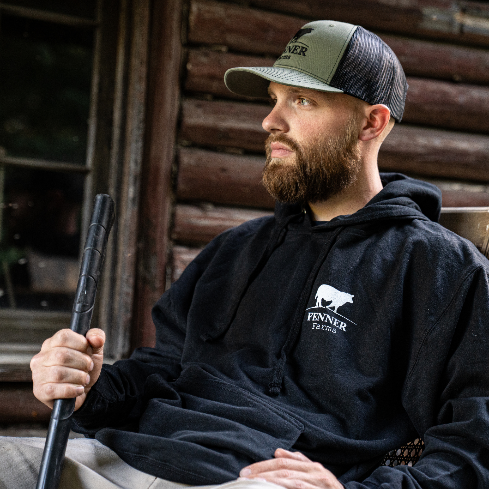 Fleece Hoodie - Black