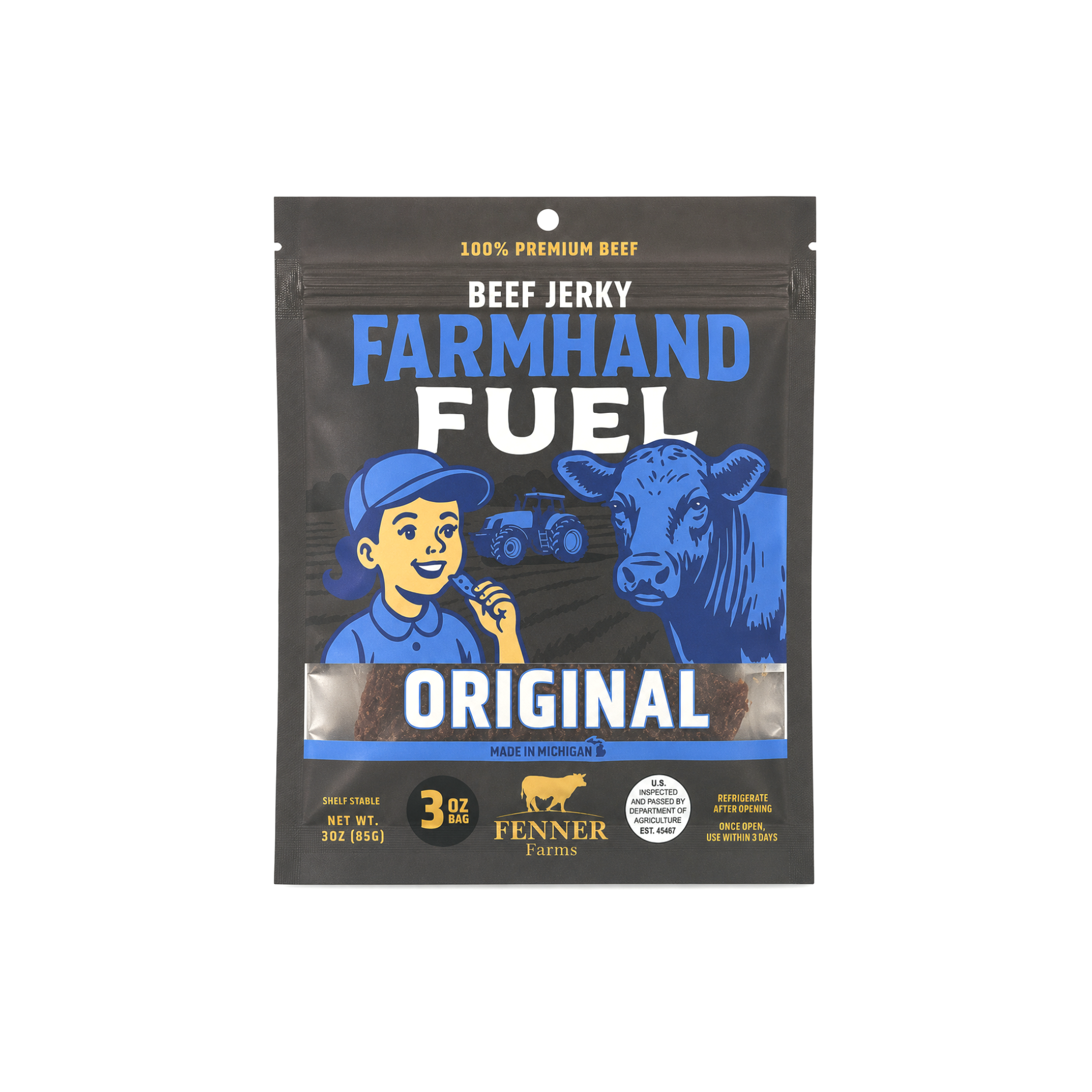Original Beef Jerky - Fenner Farms Farmhand Fuel