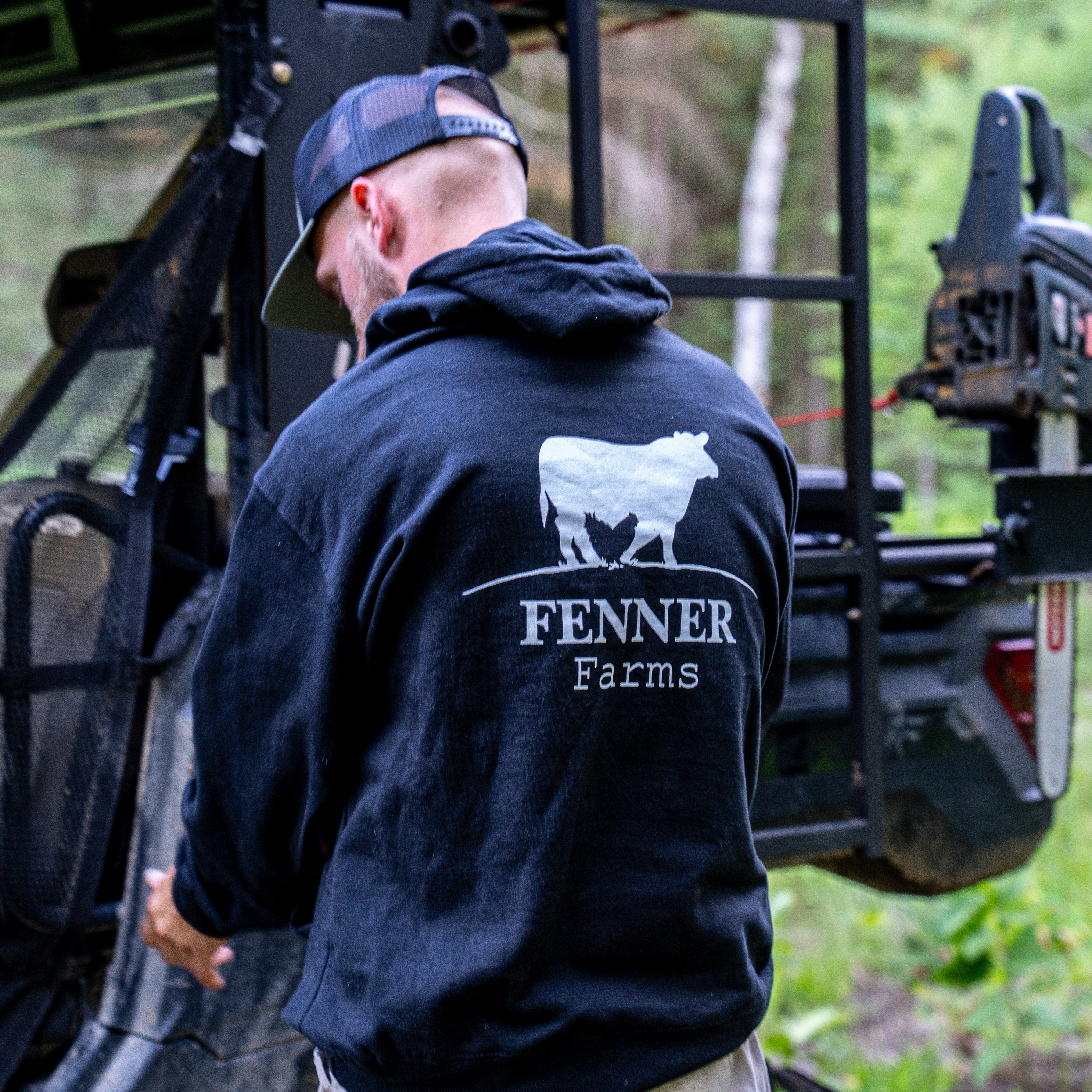 Fleece Hoodie - Black