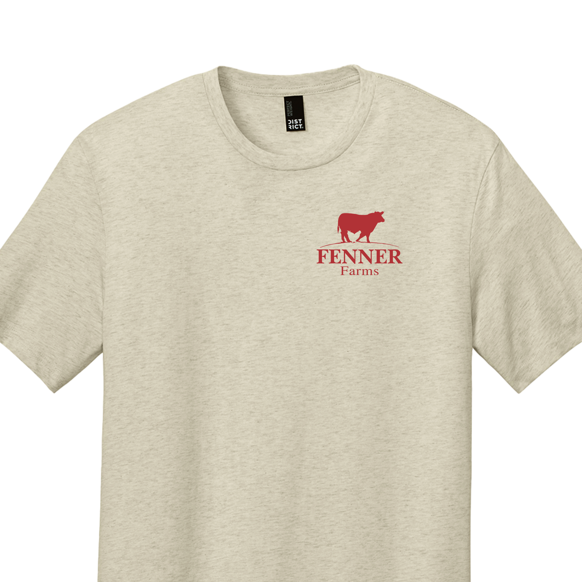 NEW - T-Shirt - Limited Edition - USA Cow (Oatmeal Heather)